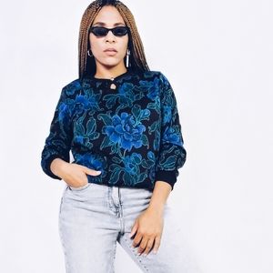 Floral Sweater